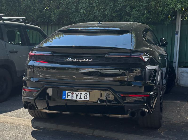 Lamborghini Urus spotted in Juan-les-Pins