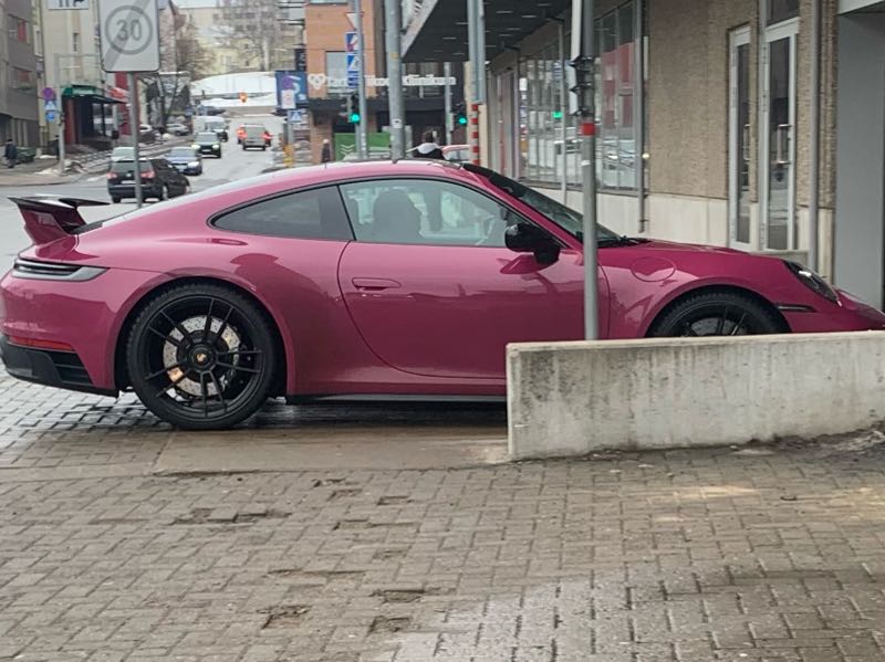 Porsche 911 GT3 spotted in Tartu