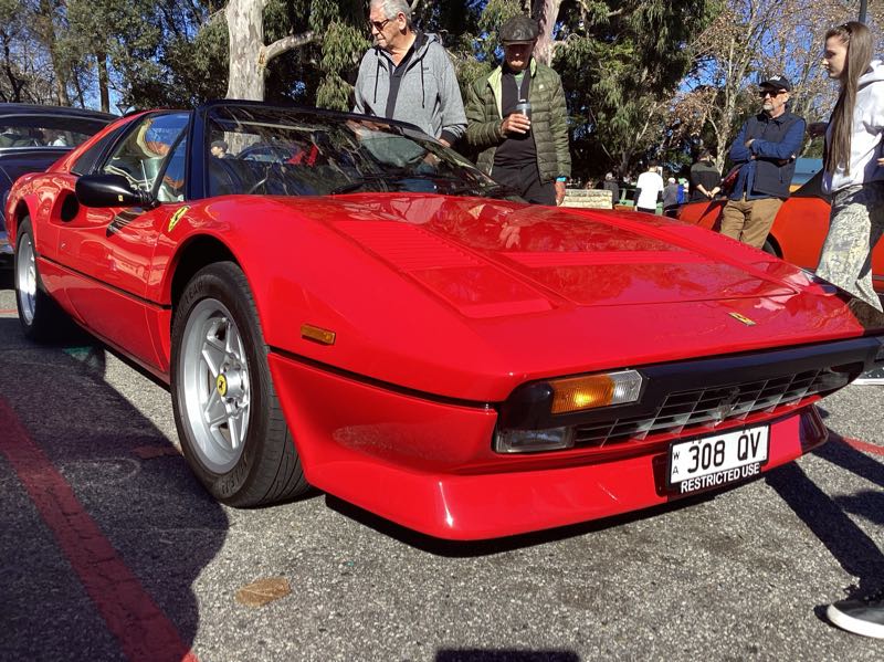 Ferrari 308 GTS spotted in Perth