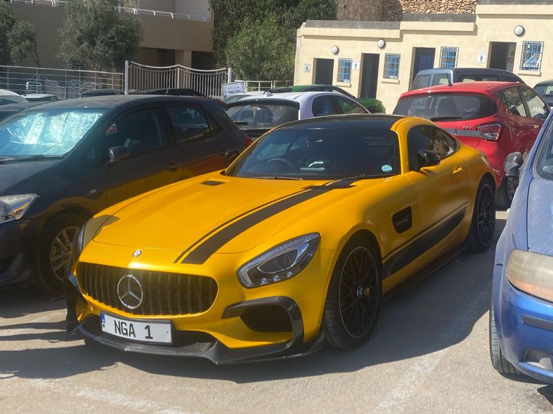 Mercedes-Benz AMG GT spotted in Mellieħa