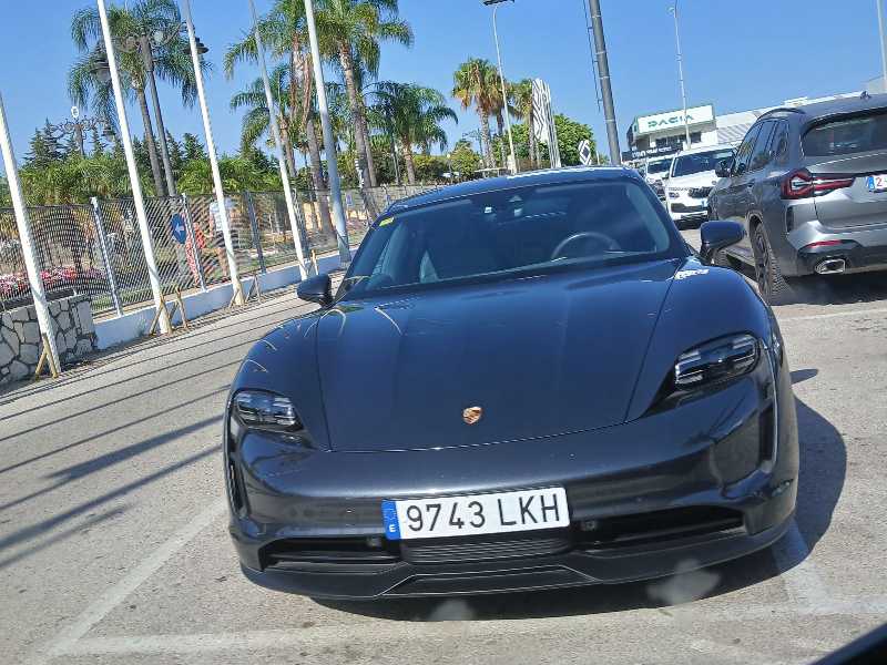 Porsche Taycan spotted in Estepona