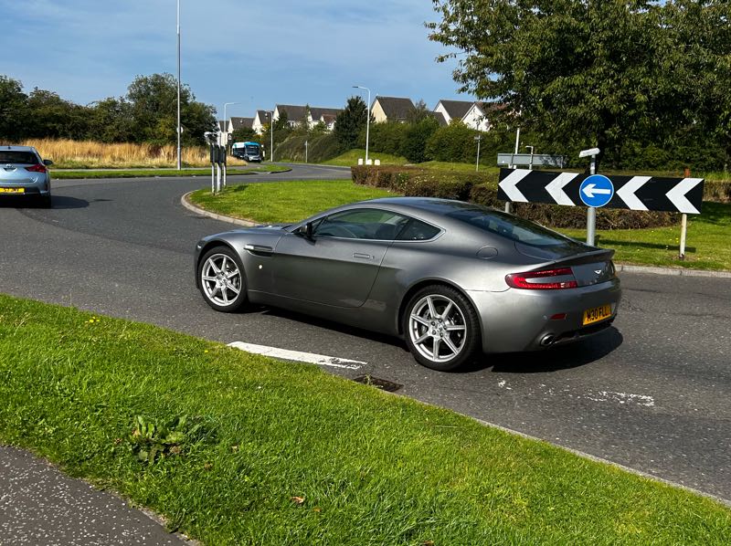 Aston Martin Vantage spotted in Dunfermline