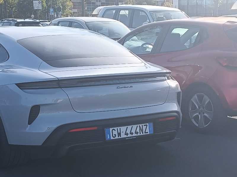 Porsche Taycan Turbo S spotted in Mestre