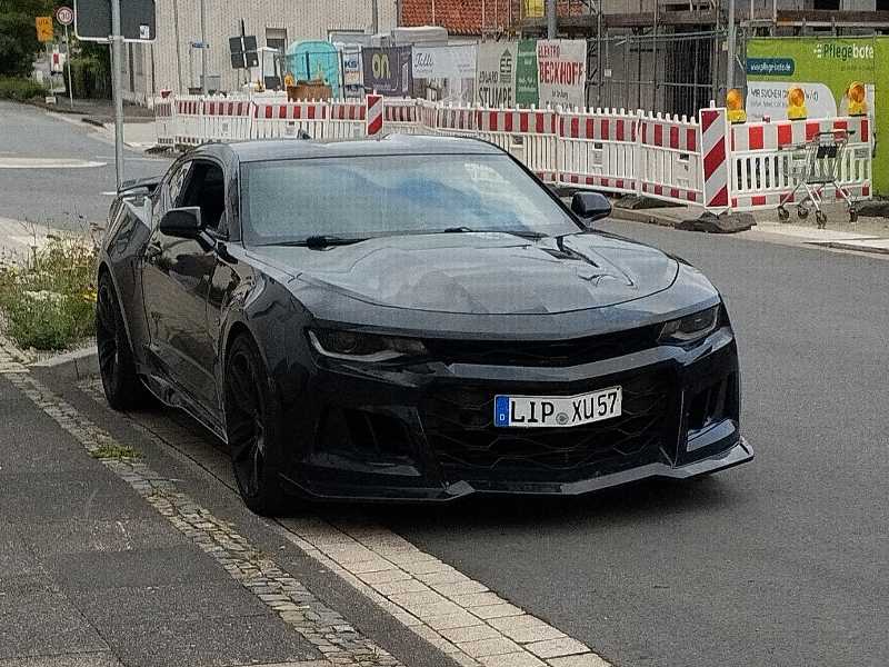 Chevrolet Camaro ZL1 (2019) spotted in Detmold, Germany