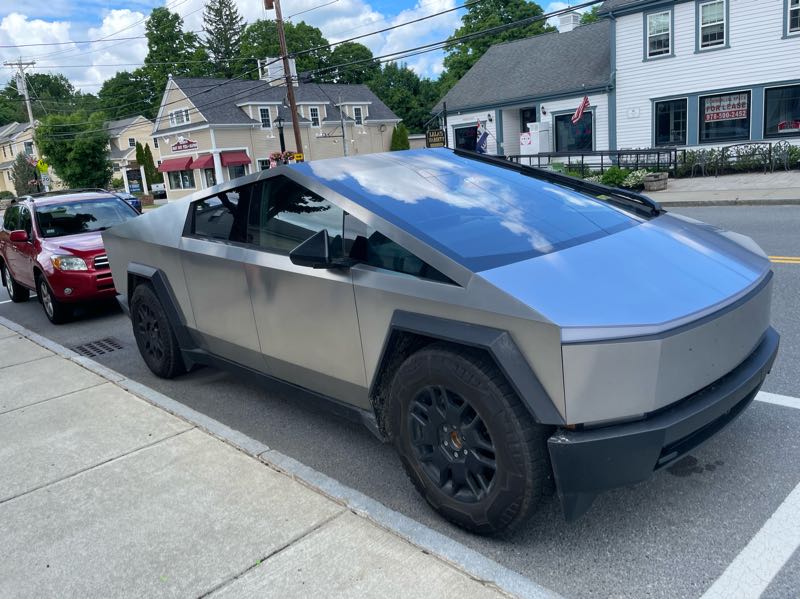 Tesla Cybertruck spotted in Peabody