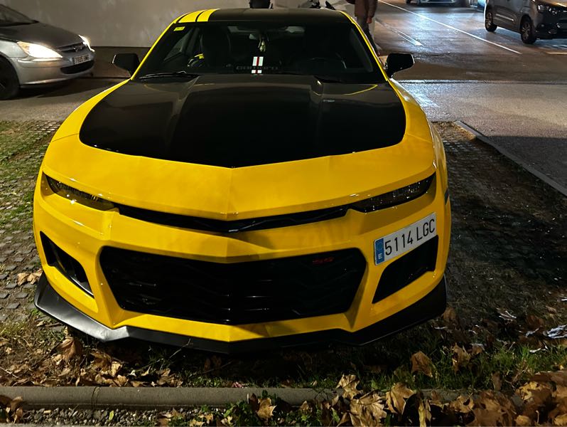 Chevrolet Camaro SS spotted in Castelldefels