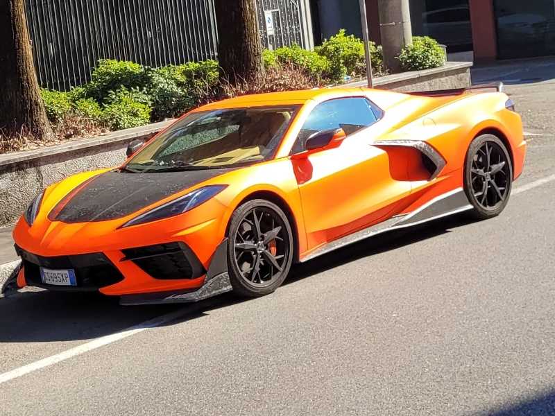 Chevrolet Corvette spotted in Legnano
