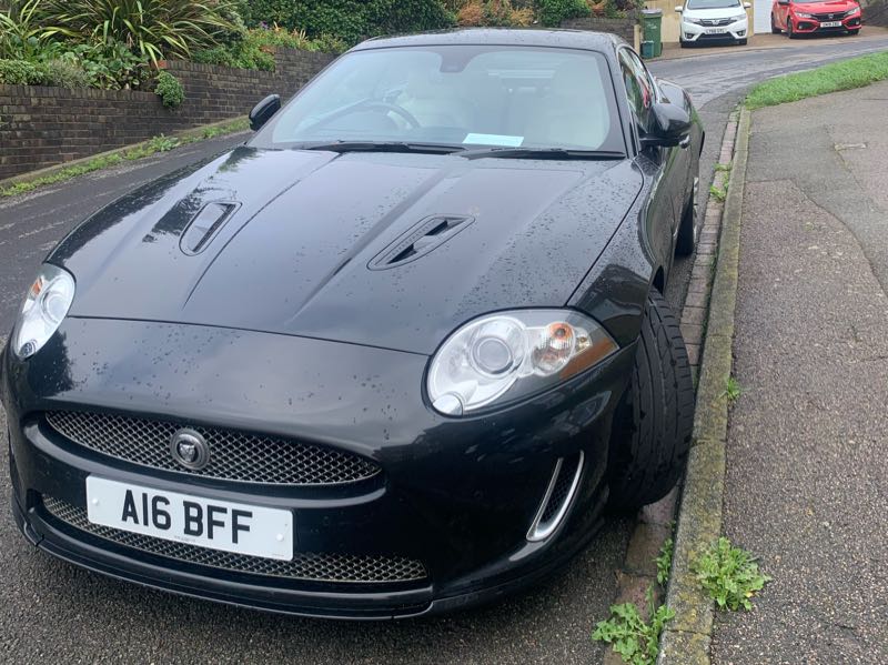 Jaguar XKR spotted in Folkestone