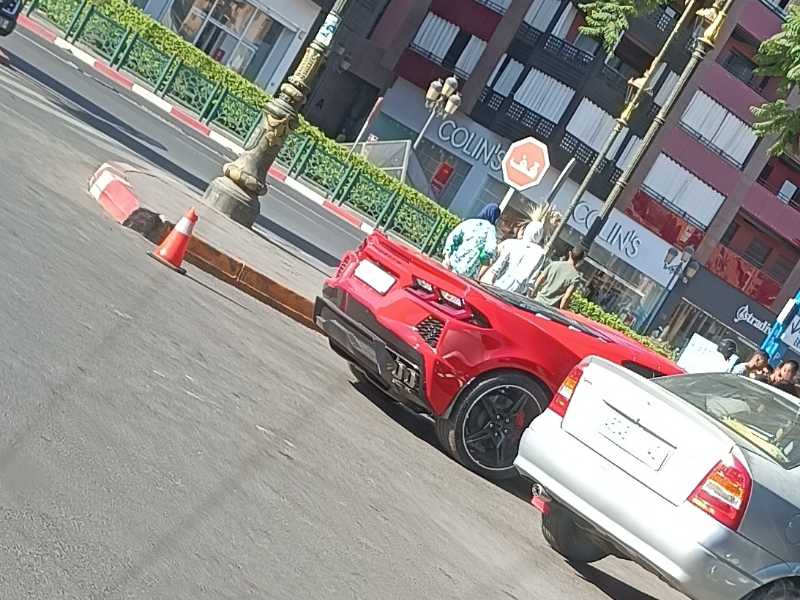 Chevrolet Corvette Stingray spotted in Marrakesh
