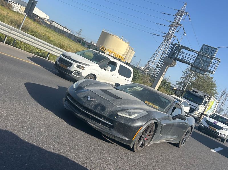 Chevrolet Corvette spotted in Ra'anana