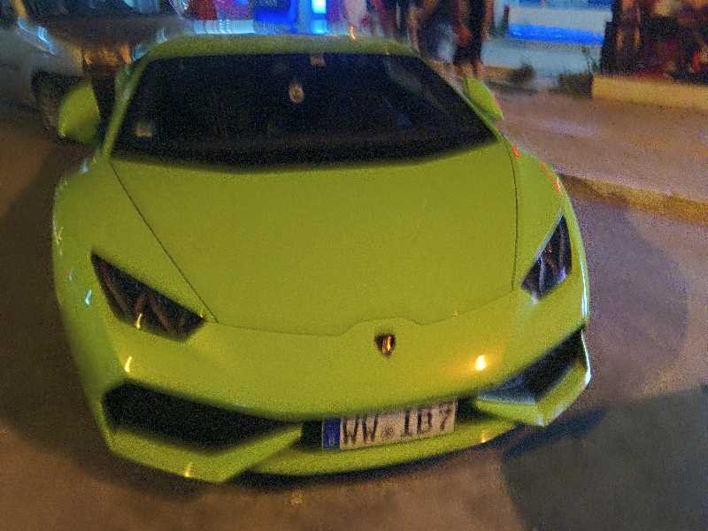 Lamborghini Huracán spotted in Kuşadası