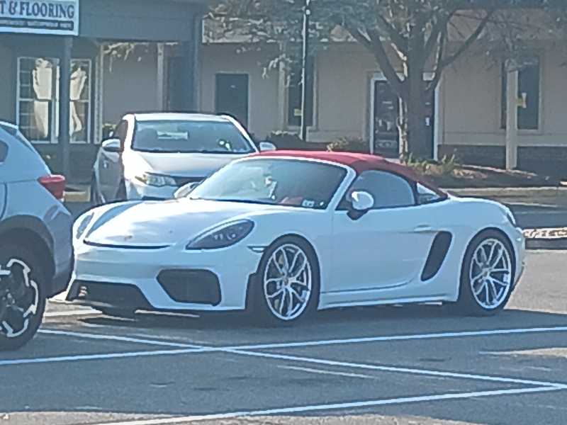 Porsche 718 Boxster (2023) spotted in Edison, United States