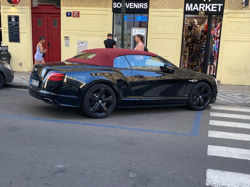 Bentley Continental GT Convertible spotted in Prague