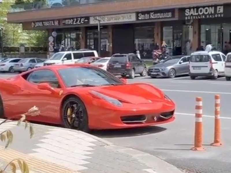Ferrari 458 Italia spotted in Çorlu