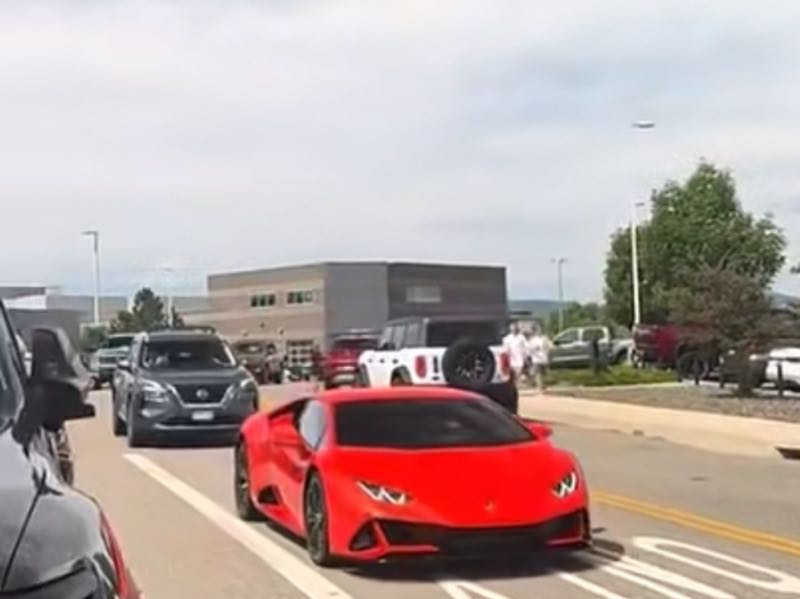 Lamborghini Huracán spotted in Sarpsborg