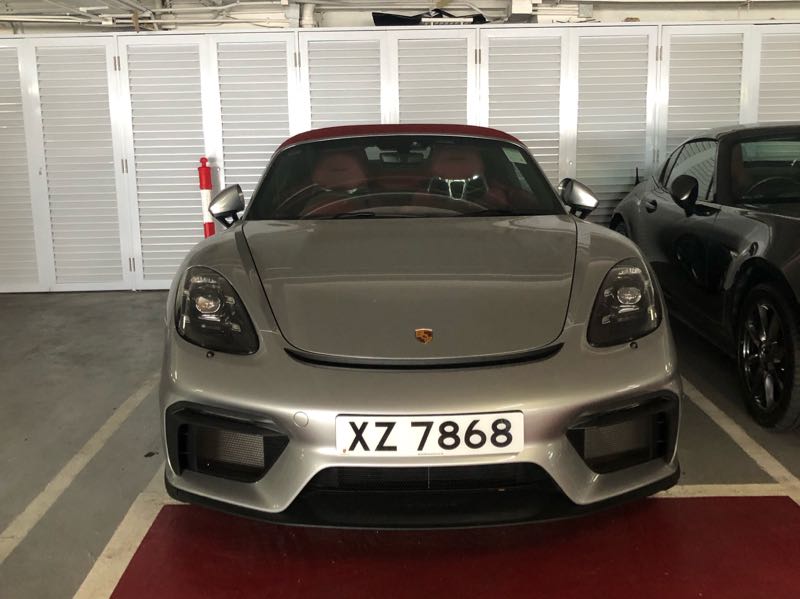 Porsche 718 Boxster Spyder spotted in Hong Kong