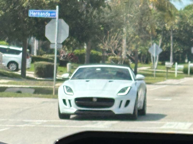 Jaguar F-Type spotted in Marco Island
