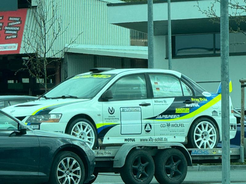 Mitsubishi Lancer Evolution spotted in Bayreuth