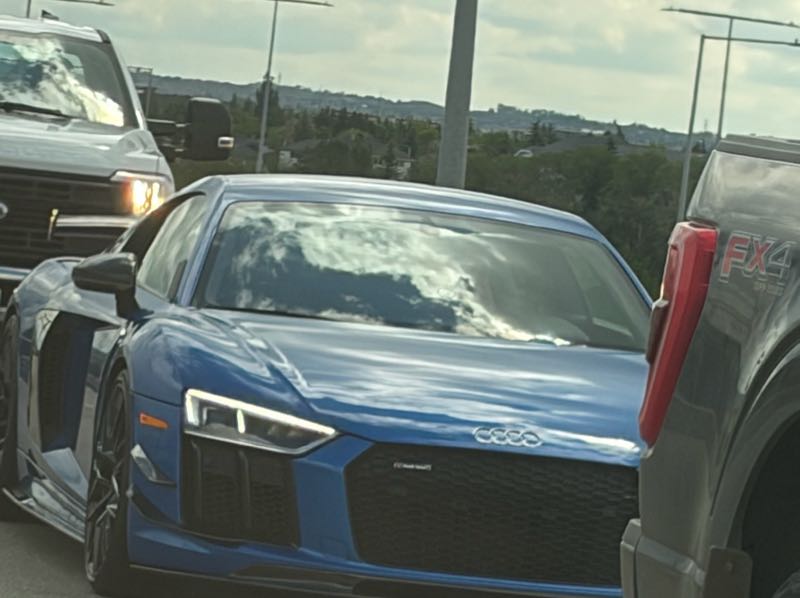 Audi R8 spotted in Edmonton