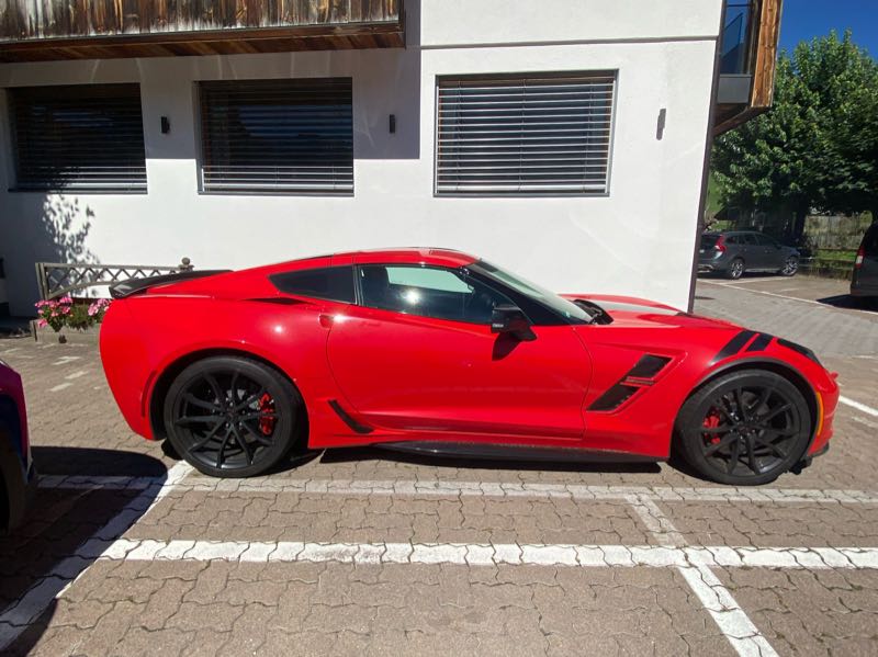 Chevrolet Corvette Z06 spotted in Brunico