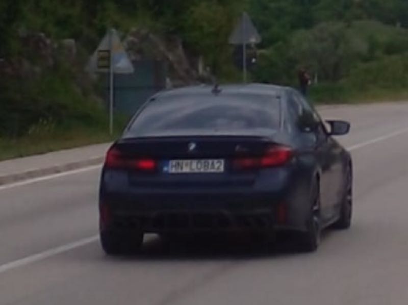 BMW M5 spotted in Podgorica