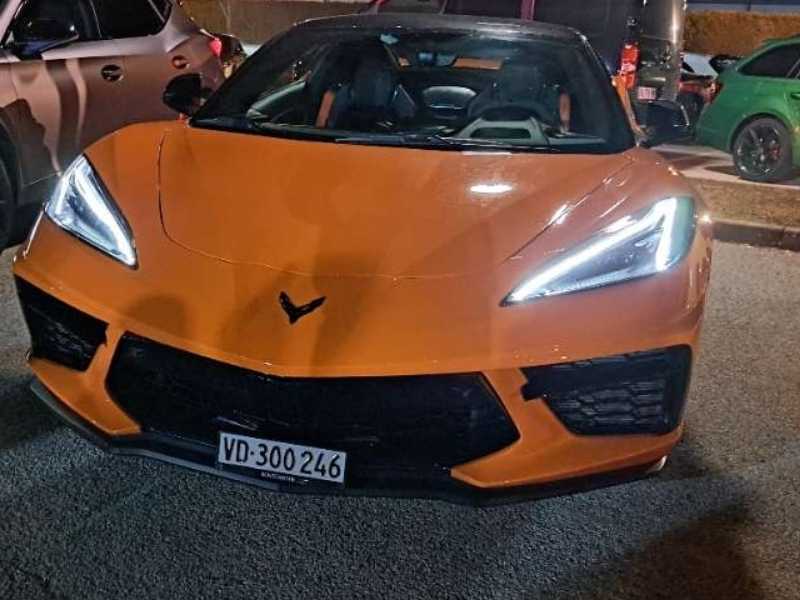 Chevrolet Corvette C8 spotted in Besançon