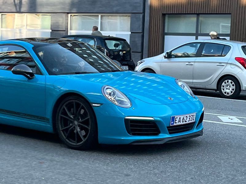 Porsche 911 (2017) spotted in Copenhagen, Denmark