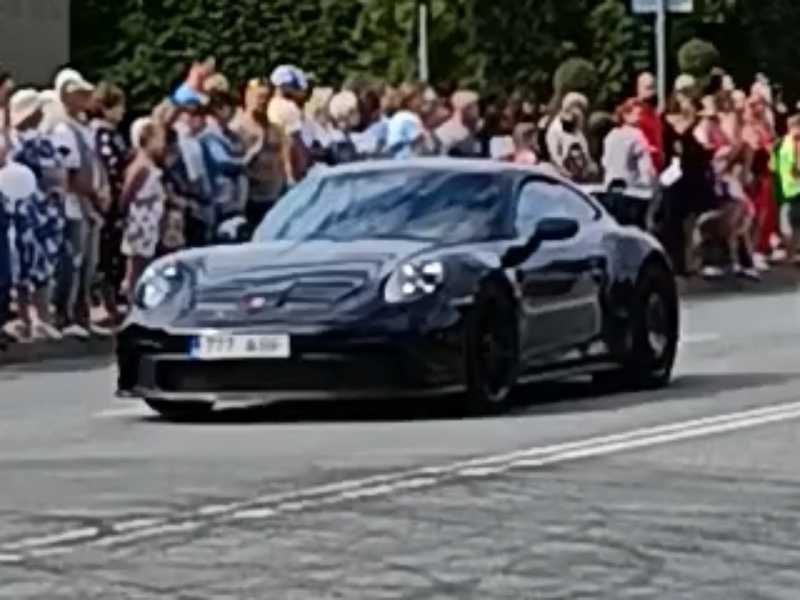 Porsche 911 spotted in Ventspils