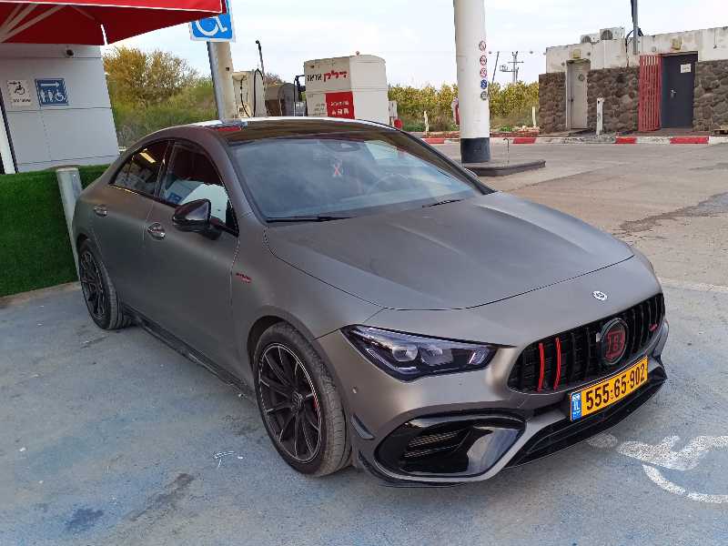 Mercedes-Benz CLA 45 AMG spotted in Safed