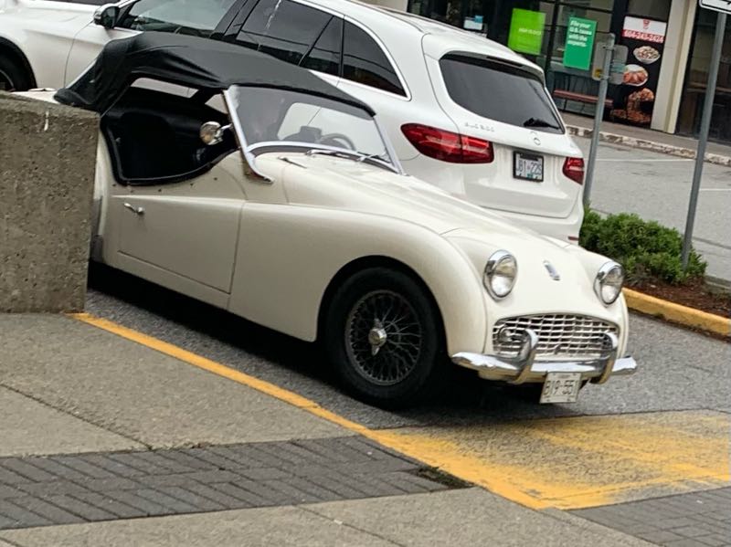 Triumph TR3 spotted in Coquitlam