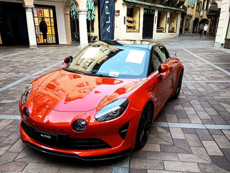 Alpine A110 (2025) spotted in Lugano, Switzerland