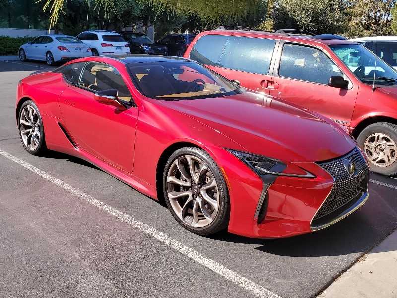Lexus LC 500 (2021) spotted in Las Vegas, United States
