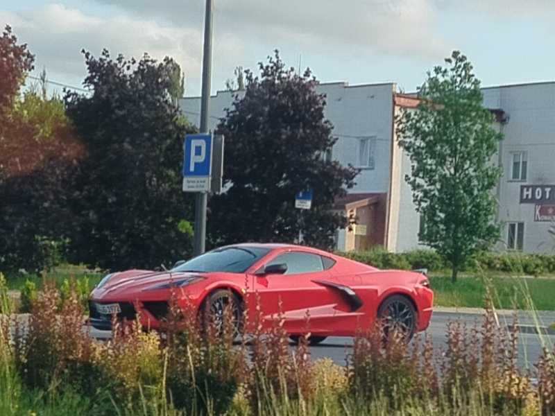 Chevrolet Corvette (2023) spotted in Mrągowo, Poland