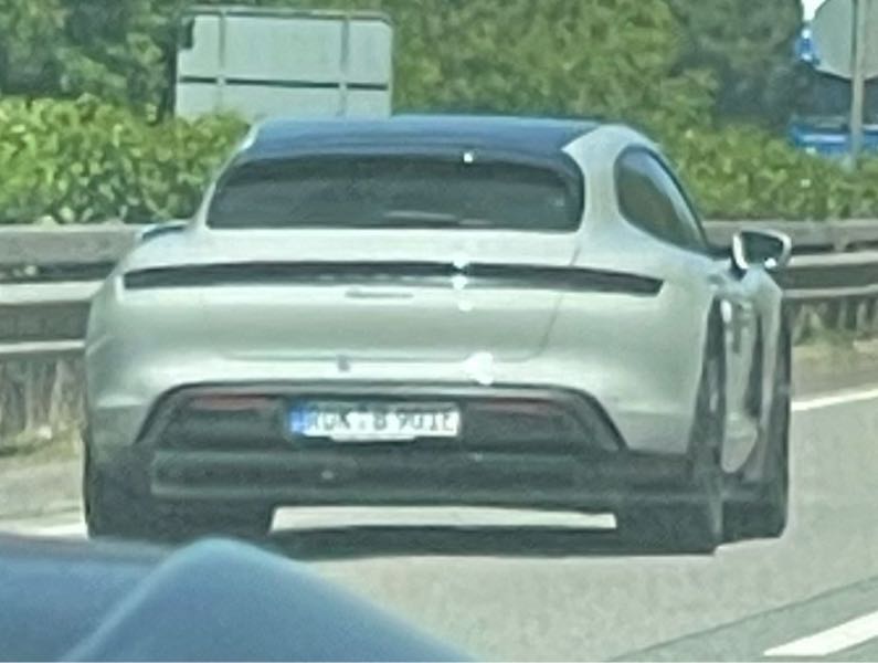 Porsche Taycan (2020) spotted in Kaiserslautern, Germany