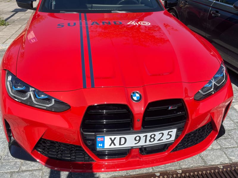 BMW M3 spotted in Brumunddal