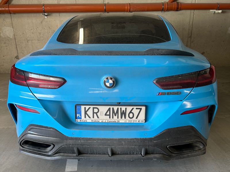 BMW M850i spotted in Nowy Targ