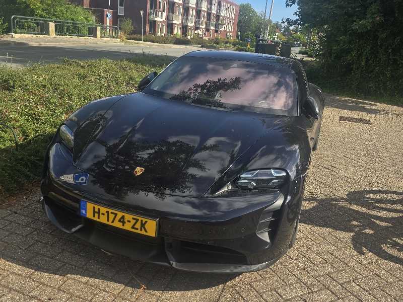 Porsche Taycan spotted in Purmerend