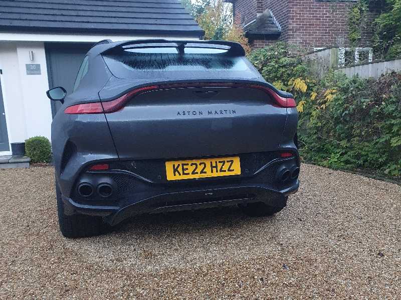 Aston Martin DBX (2022) spotted in Manchester, United Kingdom