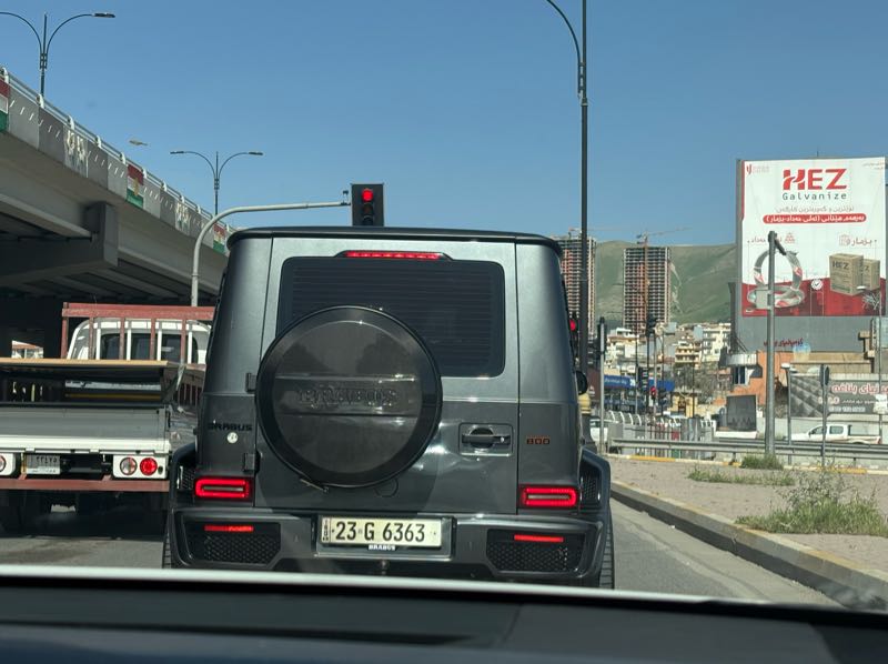 Mercedes-Benz G-Class (2023) spotted in Sulaymaniyah, Iraq