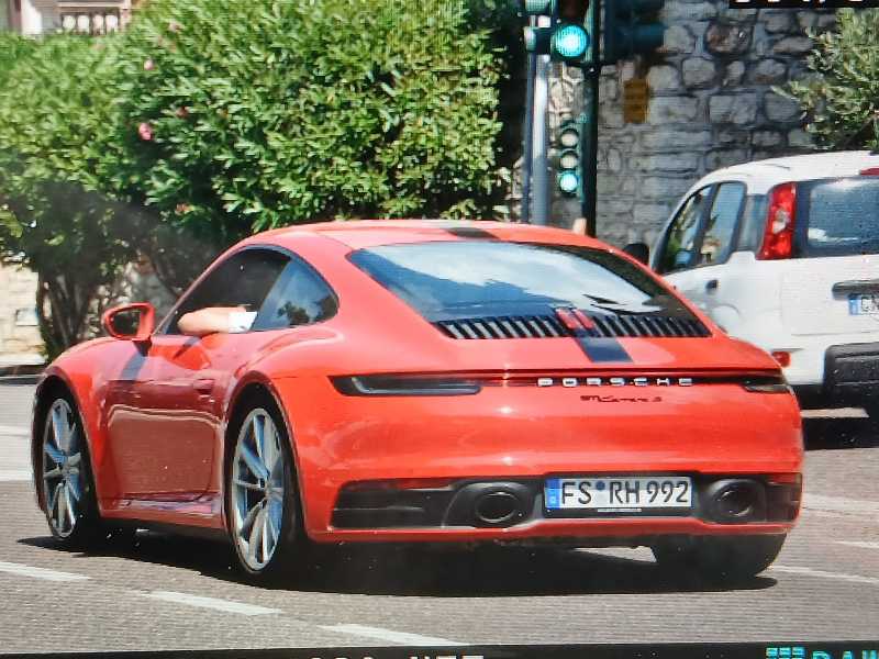Porsche 911 (2021) spotted in Cuneo, Italy