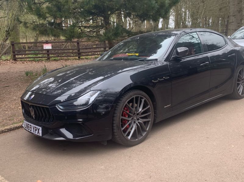 Maserati Ghibli spotted in Luton