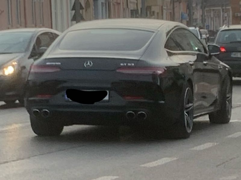 Mercedes-Benz GT S spotted in Mediaş