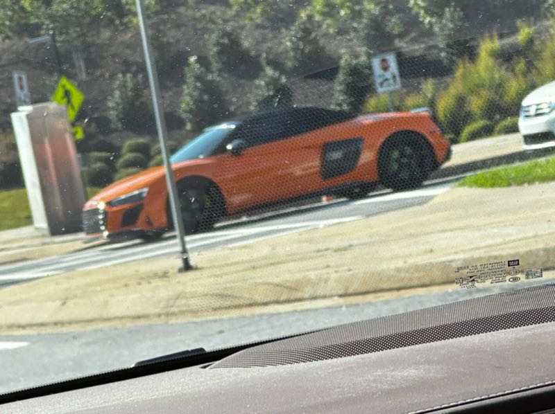 Audi R8 spotted in Johns Creek