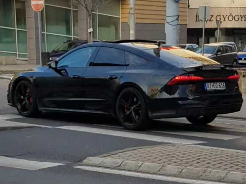 Audi RS7 spotted in Győr