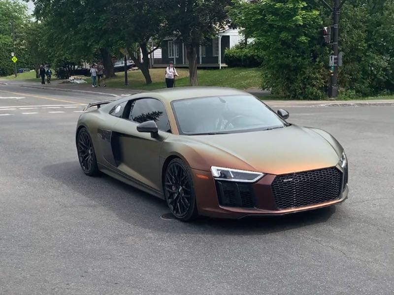 Audi R8 spotted in Repentigny