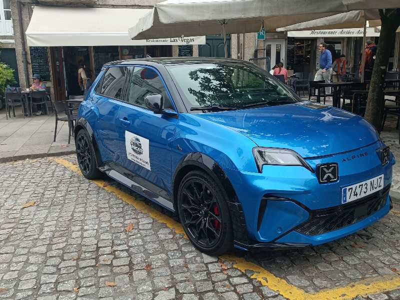 Alpine A110 spotted in Santiago de Compostela