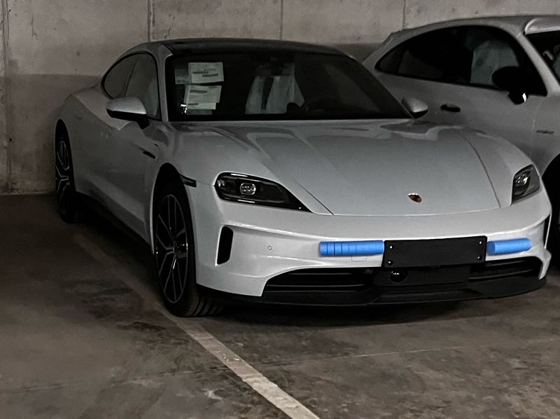 Porsche Taycan (2020) spotted in Barcelona, Spain