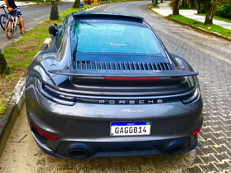 Porsche 911 Turbo (2021) spotted in Bertioga, Brazil