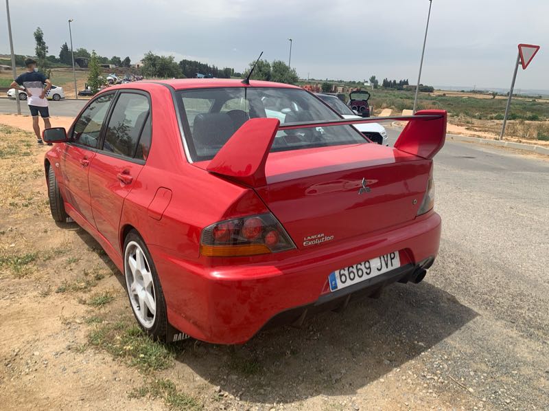 Mitsubishi Lancer Evolution spotted in Lleida