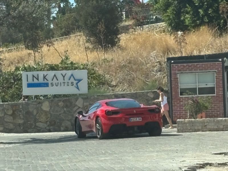 Ferrari 488 GTB spotted in Yalıkavak